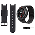 Miniatyrbild 1 av 7: Amazfit T-Rex Pro Nylon Canvas klockarmband Svart