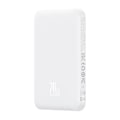Miniatyrbillede 5 af 11: Magnetisk Mini Powerbank Baseus 5000mAh, USB-C 20W (hvid)