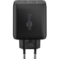 Miniatyrbild 4 av 5: USB-C™ PD GaN dubbel snabbladdare (65 W) svart