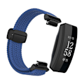 Miniatyrbild 5 av 5: Stilrent vävt magnetband i nylon för Fitbit Inspire 3 Blå