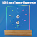 Pikkukuva 2 / 11: Saunalämpömittari Kosteusmittari RGB-valolla