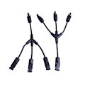 Miniatyrbillede 3 af 3: MC4Y Branch Connector - 1000V-30A - Sort