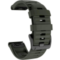 Pikkukuva 1 / 5: INF Garmin Fenix rannekoru silikoni armeijanvihreä