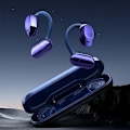 Miniatyrbillede 4 af 6: SHINECON Bluetooth 5.3 Hovedtelefoner Blå