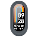 Miniatyrbild 6 av 7: Silikonskyddsfodral för Xiaomi Mi Band 9/9 NFC Grå