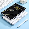 Miniatyrbillede 2 af 2: 2025 Marble Diary - Elastisk lukning - A5 størrelse Sort