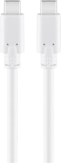 USB-C™-kabel, 0,5 m, vit