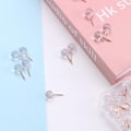 Miniatyrbillede 2 af 5: Klare tegnestifter - 50 stk. sfæriske tegnestifter