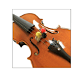 Miniatyrbillede 6 af 6: 4-pak Violin Mute til Øvelse, Gummi Violin Lyddæmper, Ultra Øvningsmute Sort