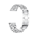 Miniatyrbild 3 av 4: Alloy Dubbelradig Denimkedjerem för Fitbit Versa-serien Fitbit Versa 3 Silver