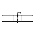 Miniatyrbillede 3 af 5: Universal hegnsholder Mount Telesin TE-FM-001
