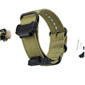 Pikkukuva 2 / 3: Casio G-SHOCK Canvas Nylon kellohihna GD/GAGLS-100/120/DW5600 Vihreä + musta