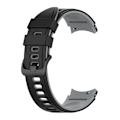 Miniatyrbillede 5 af 5: Silikone urrem til Samsung Watch 4 Sort+grå