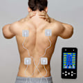 Miniatyrbillede 3 af 5: TENS maskine muskelstimulator 15 massagetilstande Sort