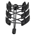 Knytfria elastiska skosnören 110 cm 1 par Black Black