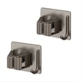 Gunmetal Moppeholder - Sikker og stilfuld opbevaring (2-pak) Grey Grey