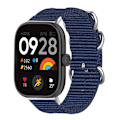 Miniatyrbillede 6 af 6: Lærredsrem i nylon til Redmi Watch Blå