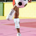 Miniatyrbillede 4 af 4: Youth Shin Guards Fodbold med rem Hvid
