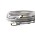 Miniatyrbild 5 av 5: RJ45 patchkabel S/FTP (PiMF), 500 MHz, med CAT 7 råkabel, grå, 15 m