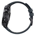 Pikkukuva 2 / 5: Tyylikäs pikakiinnityshihna Garmin Fenix 7X Pro -kelloon Tummanharmaa
