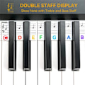 Miniatyrbild 1 av 6: INF Avtagbara piano och keyboard etiketter 61 tangenter Flerfärgad Flerfärgad