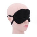 Miniatyrbillede 2 af 7: INF Sovemaske justerbar morbærsilke Sort