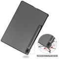 Miniatyrbild 4 av 9: INF Samsung Galaxy Tab S7 Plus/FE/Lite Tri-fold fodral PU-läder/PC grå