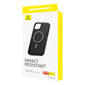 Miniatyrbillede 4 af 5: Magnetisk telefoncover til iPhone 15 Pro Baseus Fauxther Series (sort)