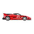 Pikkukuva 3 / 6: RASTAR R/C 1:24 Ferrari FXX K Evo kaukosäädinauto (punainen)