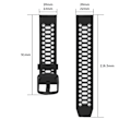Miniatyrbillede 2 af 5: INF Armbånd Coros Apex 42 mm/Apex 2/Pace 2, 20 mm Coros PACE 2