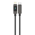 Pikkukuva 1 / 3: Foneng XS05 PD27W USB-C-Lightning-kaapeli, 1,2 m (musta)