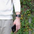 Miniatyrbillede 6 af 7: Urrem til Apple Watch Series 1-9, 42/44/45 mm Sort+orange