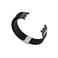 Miniatyrbillede 3 af 3: Vævet nylon urrem til Xiaomi Mi Band 8/9 Sort