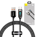 Miniatyrbild 8 av 8: Baseus Displaykabel USB till Type-C, 66W, 1m (svart)