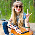 Miniatyrbild 3 av 5: Hippie Tillfälliga Tatueringar (Set med 10) B