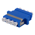 Miniatyrbild 4 av 4: Fiber coupler snap-in, 4xLC-LC, Singlemode, duplex, blue