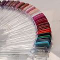 Miniatyrbillede 4 af 5: Displaytips / display til neglelakprøver 50 tips Gennemsigtig