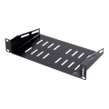 Miniatyrbild 1 av 3: 10 "fixed shelf, 1U, 136mm deep, black