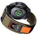 Miniatyrbillede 4 af 5: Quick Release 26mm Vævet Nylonrem til Garmin-ure Grøn