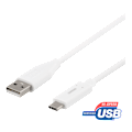 Miniatyrbild 3 av 3: USB 2.0 Cable, Type A, Type C ma, 0.25m, white
