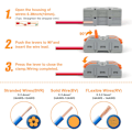 Pikkukuva 3 / 5: 4 In 4 Out Quick Wiring Kaapeli Kompakti sähköliitin