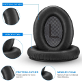 Miniatyrbillede 3 af 5: INF Højkvalitets ørepuder til Bose QC 35/25/15 hovedtelefoner 1 par Sort