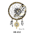 Pikkukuva 1 / 3: Dreamcatcher tilapäinen tatuointihiha, suurikokoinen käsivarren tatuointitarra 2