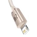 Miniatyrbillede 4 af 10: USB-kabel til iP Baseus Crystal Shine, 2,4A, 2m (rød)