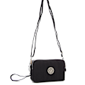 Miniatyrbillede 1 af 3: Crossbody-telefontaske til smartphones op til 6,3 tommer Sort