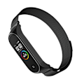 Miniatyrbillede 4 af 4: Metalstrop til Xiaomi Mi Band 7 Sort