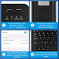 Miniatyrbillede 2 af 5: INF Lædertaske til iPad med RGB Bluetooth tastatur og mus iPad 10,9/11 tommer Sort