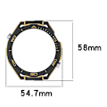 Miniatyrbillede 7 af 7: Transformer din Huawei Watch 4 Pro med et mesterligt etui Sort