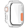 Miniatyrbild 5 av 6: Skyddsfodral för Apple Watch - Hård PC & Härdat Glas Transparent 45 mm