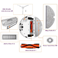 Miniatyrbild 2 av 8: INF Tillbehör för Xiaomi Roborock S6/S5 Max/S50/S51/S55/S60/S65 18 delar